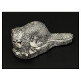 Nick Andres Alaskan Inuit Eskimo Carved Beaver