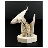 Alaskan Inuit Eskimo Ivory Whale Carving