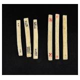 Civil War Whaler Made Whale Bone Dominoes