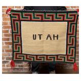 Navajo Indian Germantown Utah Pictorial Blanket