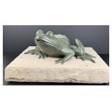 Tony Hochstetler Garden Frog Fountain Bronze