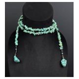 Navajo Turquoise Nugget Necklace