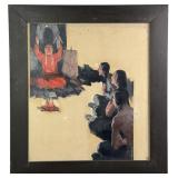 Stockton Mulford She Then Began a Song Painting