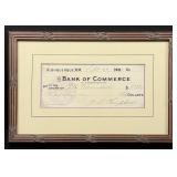 1903 Navajo Hubbell Trading Post Check