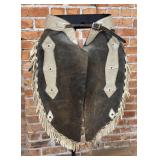 Montana Batwing Fringe Cowboy Chinks Chaps