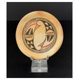 Emily Mutz Hopi Pueblo Pottery Plate
