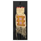 Apache Native American Indian Beaded Tobacco Bag