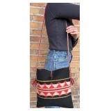 Navajo Indian Pueblo Blanket Purse Bag