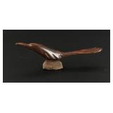 Mexican Ironwood Roadrunner Carving