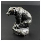Philip R Goodwin Seated Bear Bronze