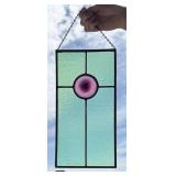 Edwardian Stained Glass Rondel Window