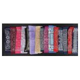Collection of Cowboy Handkerchiefs Bandanas
