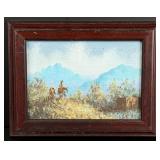 Lester Hughes Lone Ranger Painting