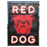 Red Dog Beer Lighted Bar Sign