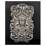 Art Nouveau Sterling Silver Match Safe Vesta Case