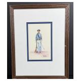 Dave Powell Cavalry Soldier Painting