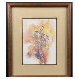 King Kuka Scout Blackfoot Indian Painting