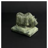 Alaskan Inuit Eskimo Jade Musk Ox