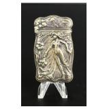 Art Nouveau Nude Match Safe Vesta Case