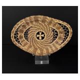 Coushatta Pine Needle Indian Basket
