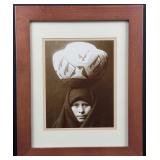 Edward Curtis Zuni Girl with Jar