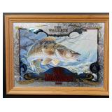 The Walleye Old Milwaukee Beer Mirror