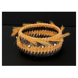 Linda Aguilar Chumash Indian Horsehair Basket