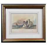 McKenney & Hall Prairie on Fire Lithograph