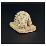 Alaskan Inuit Eskimo Whale Bone Igloo Carving