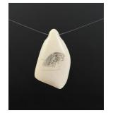 Alaskan Inuit Eskimo Carved Ivory Pendant