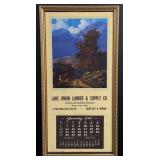 Valley of Enchantment Maxfield Parrish Calendar