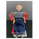 Montana Crow Native American Indian Beaded Doll