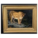 Greg Wilson Cougar Painting