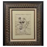 William Roderick James 7 Seconds Drawing