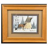 Laurell Ovitt Indian Winter Painting