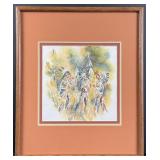 King Kuka Bush Hunters Blackfoot Indian Painting