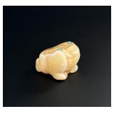 Zuni Carved Calcite Frog Fetish