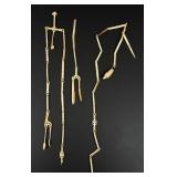Antique Alaskan Inuit Eskimo Carved Whimsy Chain