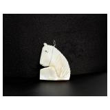 Zuni Carved Mother of Pearl Horse Fetish