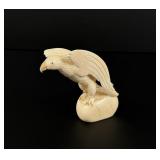 Alaskan Inuit Eskimo Walrus Ivory Eagle