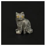 Carved Stone Cat Fetish