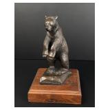 Ace Powell Standing Grizzly Bear Bronze