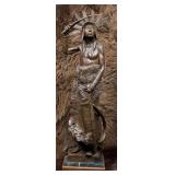 Richard Greeves Hidatsa Indian Bronze