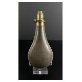 G&JW Hawksley Brass Powder Flask