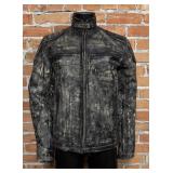 Vintage Real Leather Motorcycle Jacket