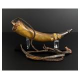 1850 Hangtown Placerville California Powder Horn