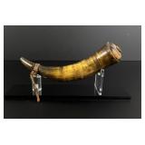 Early American Frontier Powder Horn