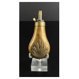 Brass Pistol Pocket Powder Flask