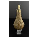 James Dixon & Sons Brass Powder Flask