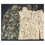 Collection of Desert Storm US Army Uniforms